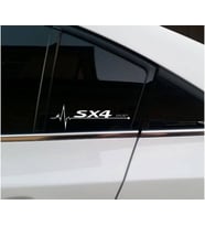 Sx4 Albea Yan Cam Sticker Oto Kapı Çıkartma Tuning oto 20 cm x 7 cm yazı 482