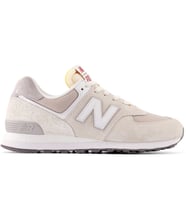 New Balance 574 Leather Unisex Sneaker Hakiki Deri Günlük Spor Ayakkabı Krem