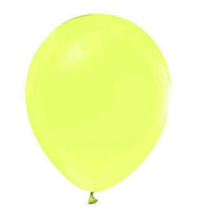 Balon Düz 10 inç Makaron Vanilya Sarı 100'lü-