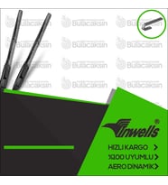 İnwells Hibrit Silecek Takımı Audi TT 1998-2003 ile uyumlu (Siyah)