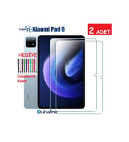 2 ADET Xiaomi Pad Mi Pad 6/6 Pro 11" Tam Uyumlu Ekran Koruyucu Şeffaf Cam Nano HD Esnek Kırılmaz