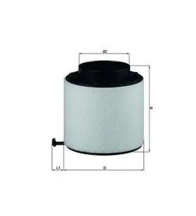 MAHLE LX2092D Hava Filtresi 8K0133837B 8K0133843D