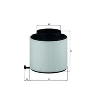 MAHLE LX2092D Hava Filtresi 8K0133837B 8K0133843D