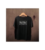 Babalar Günü Hediye Baba Temalı Baskılı Oversize Bisiklet Yaka T-shirt - Siyah