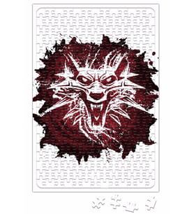 The Witcher Wolf Silhouette Puzzle 240 Parça Yapboz