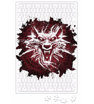 The Witcher Wolf Silhouette Puzzle 240 Parça Yapboz