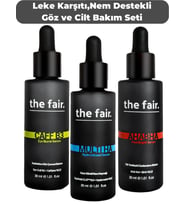 the fair. Leke Karşıtı Nem Destekli Yenileyici Vegan Cilt ve Göz Çevresi Bakım Seti