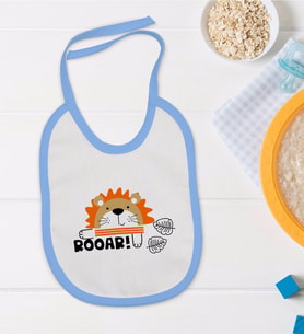 BK Kids Mavi Bebek Mama Önlüğü - Model 111