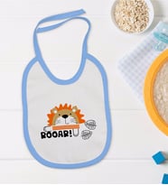 BK Kids Mavi Bebek Mama Önlüğü - Model 111