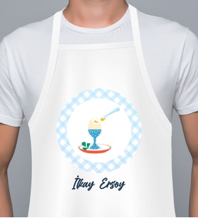 Kişiye Özel En İyi Chef- Aşçı Mutfak Önlüğü MO091E