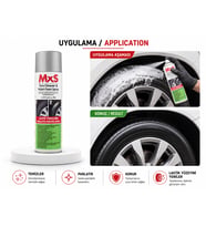 MxS Lastik Temizleme ve Bakım Köpük Sprey 500 ml - Tyre Cleaner & Polish Foam