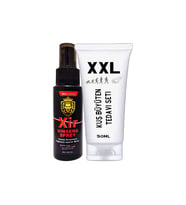 Kuş Büyüten XXL Krem 50 ml Penis Boyunu Uzatma Penisi Kalınlaştırma Kremi  + Xir 60 ml 3xeffect Geciktirici Sertleştirici Büyütücü Sprey