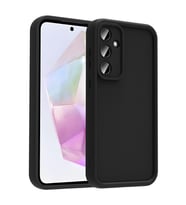 Samsung Galaxy A36 Uyumlu Kılıf Kamera Korumalı Zore Ananas Kapak (Siyah)