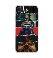 Iphone X ve XS Uyumlu The Weeknd Tasarımlı Şeffaf Telefon Kılıfı
