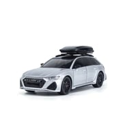 Audi RS6 Avant 1:24 Diecast Metal Araba Koleksiyon Sesli Işıklı 21 Cm Gri