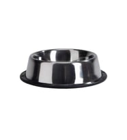 Beeztees Köpek Mama Su Kabı, Paslanmaz Çelik, Kaymaz, 13cm, 200ml