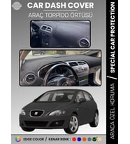 SEAT LEON (2005-2012) Torpido Örtüsü Ön Göğüs Halı Torpido Koruma Birebir Uyum Kaymaz UV Koruma