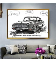 Altın Çerçeveli dekoratif tablo l1289 (Gold)