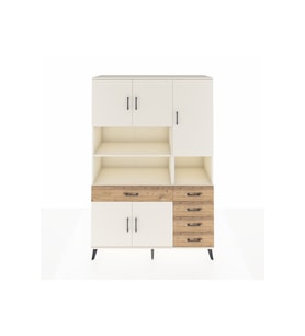 Hyperion Dolap 9 Raflı 5 Çekmeceli 5 Kapaklı 132x44x195 Aytaşı-Aytaşı/Çam