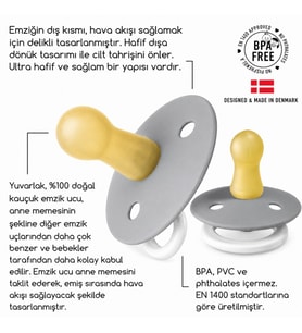 Kauçuk Emzik 0-6 Ay Cloud Glow adet fiyatıdır