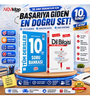 Editör Yayınları 10.Sınıf VİP Tüm Dersler ve AKM Dil Bilgisi Soru Bankası Seti 2 Kitap