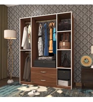 Kenzlife giysi dolabı orhan 175*120*40 cvz gardırop 2 çekmeceli