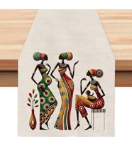 Daldaki Kuş Tasarımlı Runner, Runer, Masa Örtüsü, Sofranıza Zarafet Katın Runner (Krem)