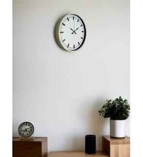 36 Cm Sade Dekoratif Duvar Saati (Standart)