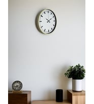 36 Cm Sade Dekoratif Duvar Saati (Standart)