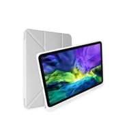 Apple iPad 10.2 (8.nesil) Kılıf Kalemlikli Mars Tablet Kılıfı - Gri