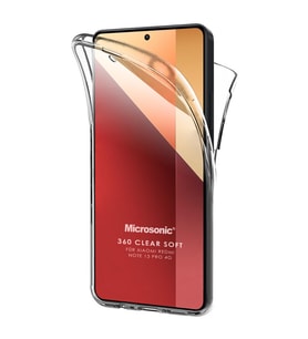 Microsonic Xiaomi Redmi Note 13 Pro 4G Kılıf 6 Tarafı Tam Full Koruma 360 Clear Soft Şeffaf