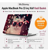 MacBook Pro 13 Kedi Desenli Kılıf A1706 A1708 A1989 A2159 A2251 A2289 A2338 M1 M2 Uyumlu TPU Sert Kılıf İnce Hafif Koruyucu Kapak Pembe