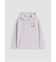 LCW Kids Gri Pochacco Nakışlı Kız Çocuk Pelüş Sweatshirt