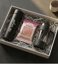 Kişiye Özel Dereceli Termos & French Press & Taze Filtre Kahve Hediye Seti