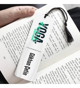 İsme Özel Yoga Eğitmeni Kitap Ayracı