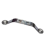 Dekoratif Zamak Kulp Dıştan - 64Mm, Nikel, 1 Adet