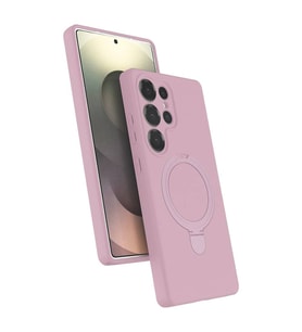 Samsung Galaxy S25 Ultra Regal Magsafe Standlı Kapak - Açık Pembe