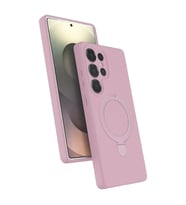 Samsung Galaxy S25 Ultra Regal Magsafe Standlı Kapak - Açık Pembe