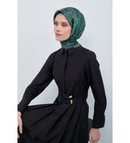 Armine Saf İpek Sura Eşarp-2026 İlkbahar-Yaz- 953700D (Zümrüt Yeşili)