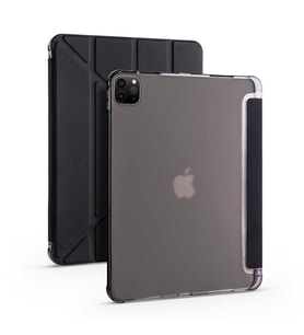 Apple iPad Pro 11 2021 3.Nesil Kalemlikli Standlı Katlanır Kılıf (Siyah)