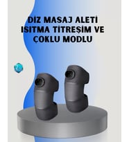 3 Seviyeli Titreşimli Isıtmalı Diz Bakım Masaj Cihazı