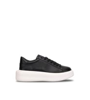 Lufian 111230328 Gage Erkek Hakiki Deri Klasik Sneaker Siyah