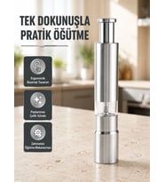 Ergonomik Tasarımlı, Nem Geçirmez Kapaklı Baharat Öğütücü