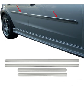 Ford C-Max Krom Kapı Çıtası 2004-2010 4Prç Paslanmaz Çelik