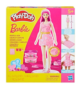 Play Doh Barbie Kalpler ve Saç Oyun Hamuru Seti G1357