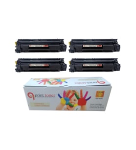 HP Çipli Ce285a 85a 4'lü Ekonomik Paket Garantili Uyumlu Toner Laserjet P1102-p1104 Muadil Toner