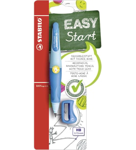 Stabilo Easyergo 3.15 Sol - Ergonomik Mekanik Kurşun Kalem - Mavi Blister Açık Mavi/Koyu Mavi, Dah
