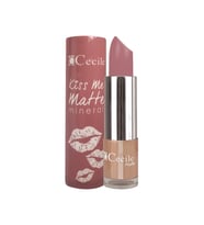 Cecile Mineralli Mat Ruj  Kiss Me Matte Mineral 312 (Pudra Pembe)