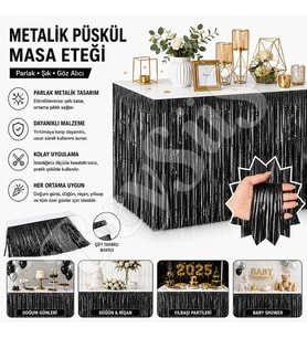 Masa Püskülü Siyah