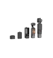 Mettzchrom Dji Osmo Pocket 3 uyumlu Silikon kılıf Koruma Kılıfı soft case 3 parça